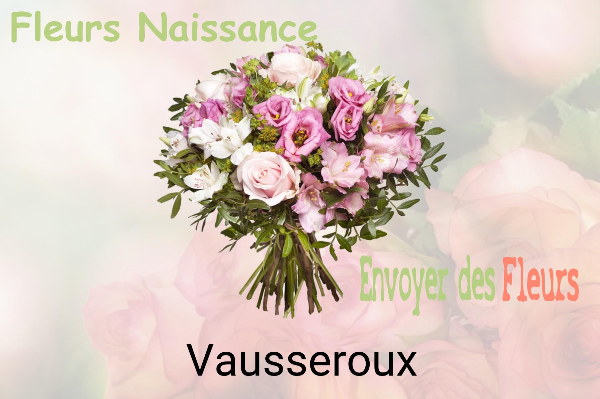 Bouquet de fleurs de naissance livré à Vausseroux